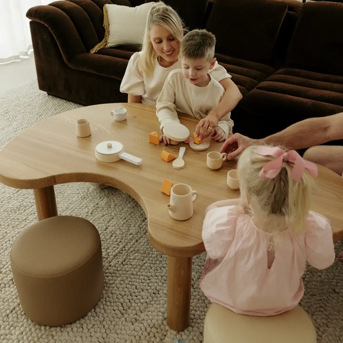 Mesa Orgânica Baby Wood